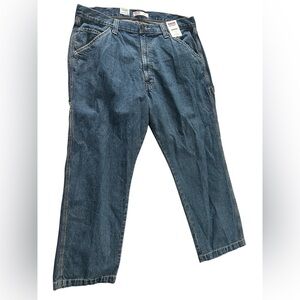 Signature by Levi Strauss Men's Relaxed Blue Jeans